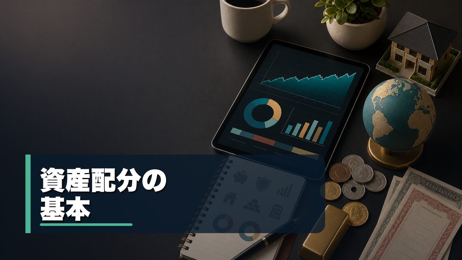 アセットアロケーションと資産配分を整理するイメージ