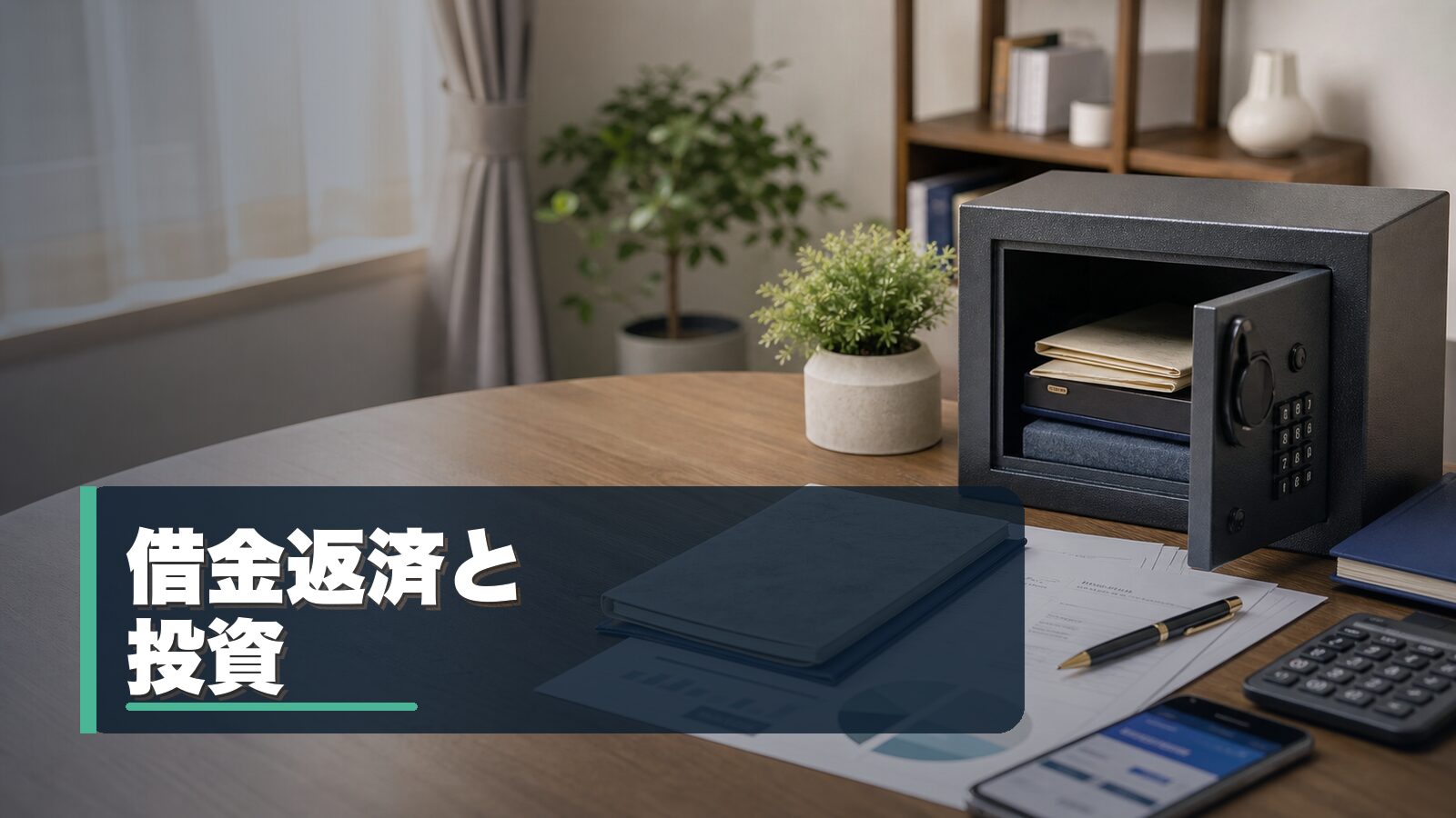 借金返済と投資の優先順位を整理するイメージ