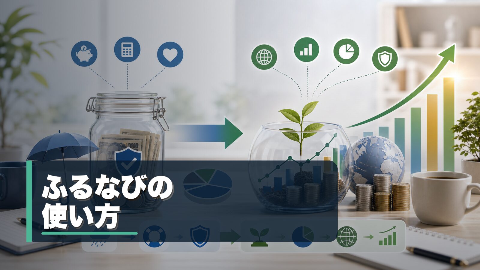 ふるなびの使い方と注意点を整理するイメージ
