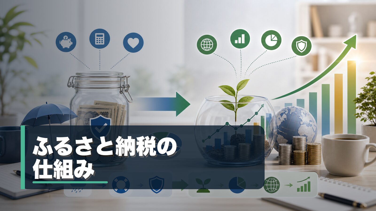ふるさと納税の控除上限額と寄付可能額を確認するイメージ