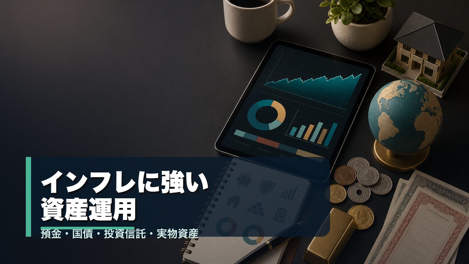 インフレに強い資産運用のイメージ