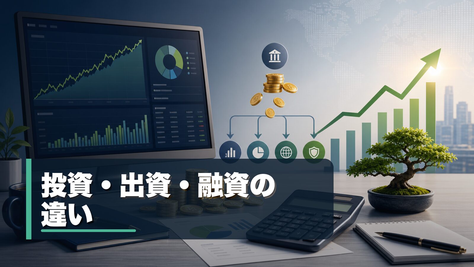 投資・出資・融資の違い