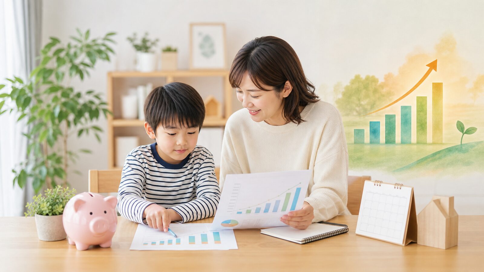 子ども名義の資産管理とジュニアNISA終了後の選択肢を整理するイメージ