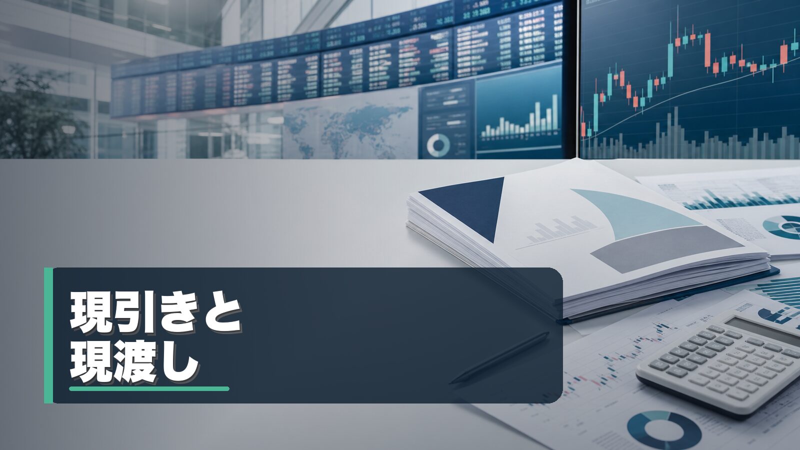 現引きと現渡しの仕組みを整理するイメージ