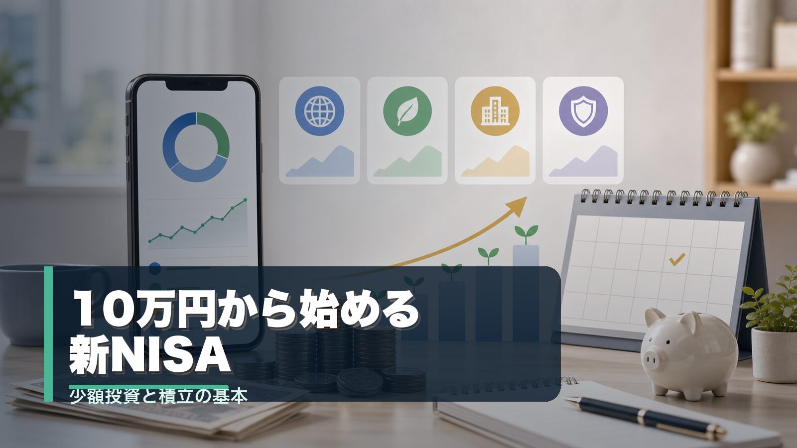 10万円から始める新NISAの少額投資と積立の基本