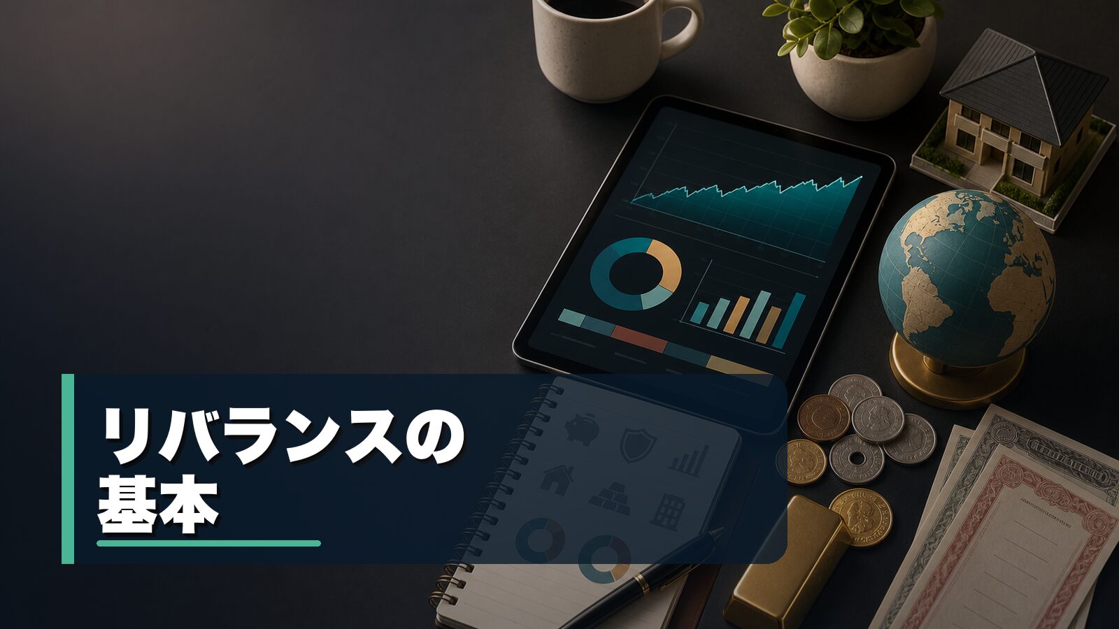 ポートフォリオのリバランスを整理するイメージ