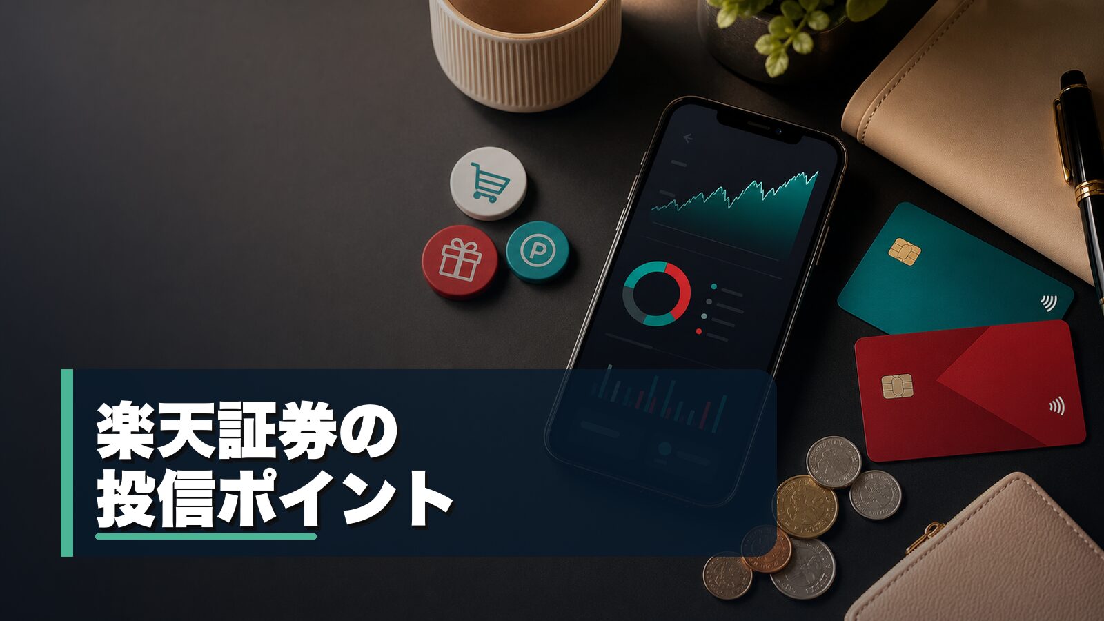 楽天証券の投信保有ポイントとハッピープログラムを整理するイメージ