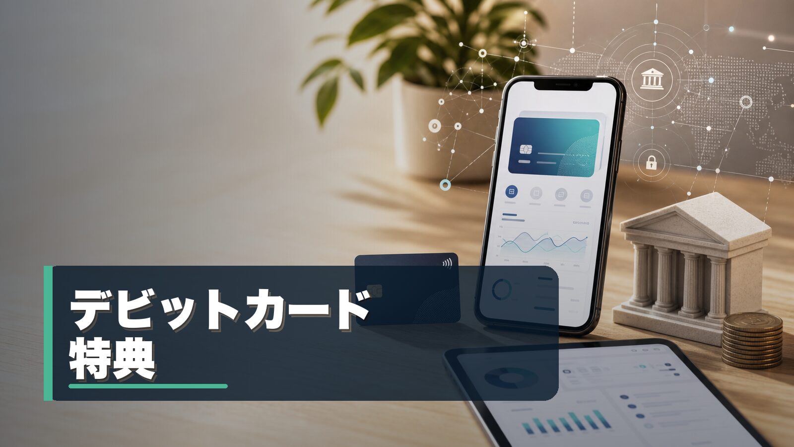 住信SBIネット銀行のデビットカードキャンペーンを比較するイメージ