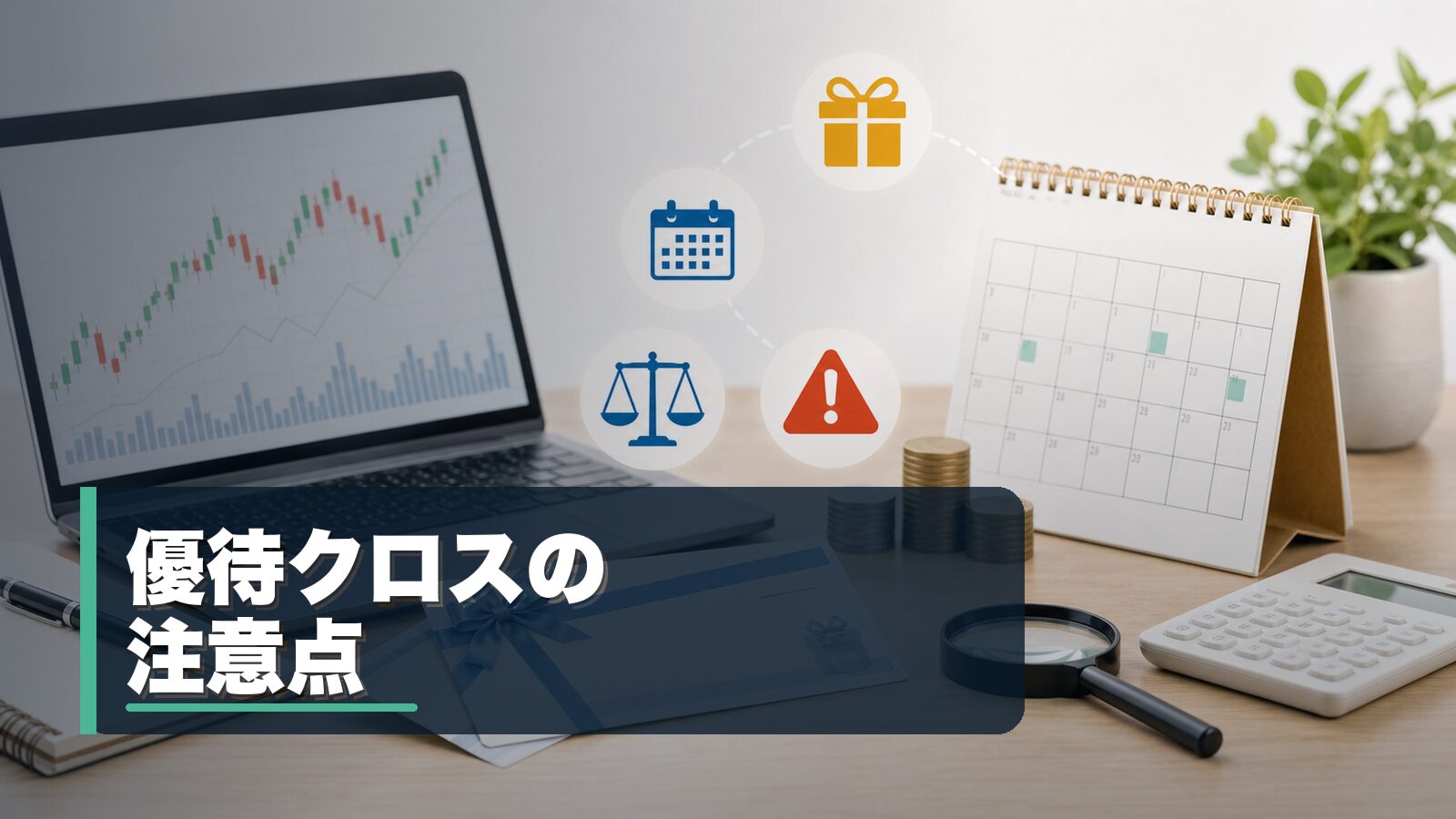 優待クロスの注意点