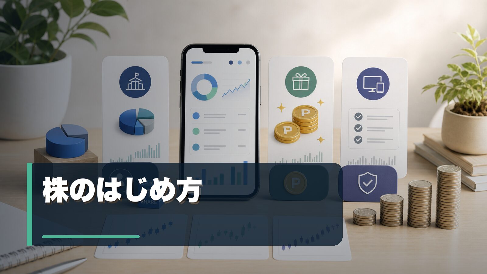 株のはじめ方のまとめページを表すイメージ