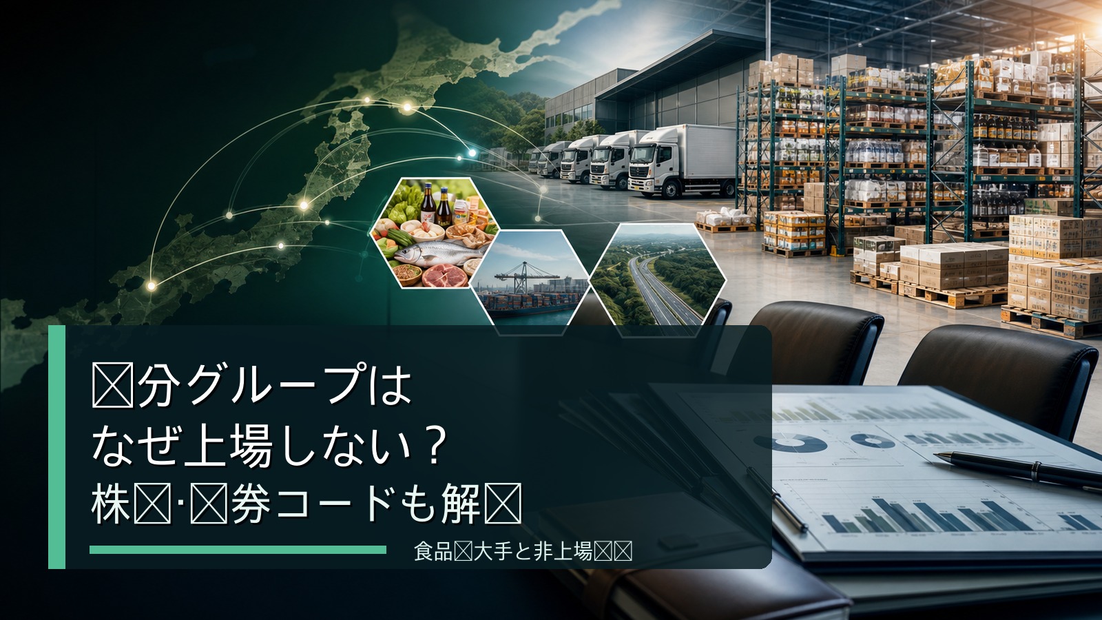 国分グループはなぜ上場しないかを食品卸の事業構造から考える