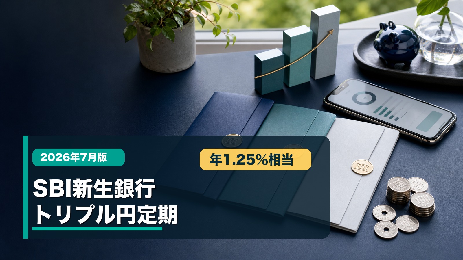 SBI新生銀行のトリプル円定期預金キャンペーン 年1.25%相当