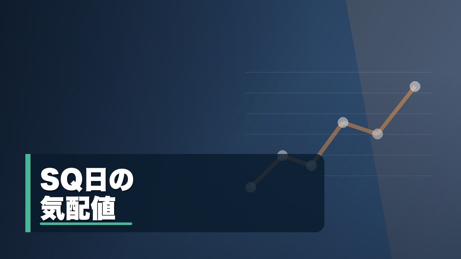 SQ日の寄り付き前気配と特別清算指数の仕組み